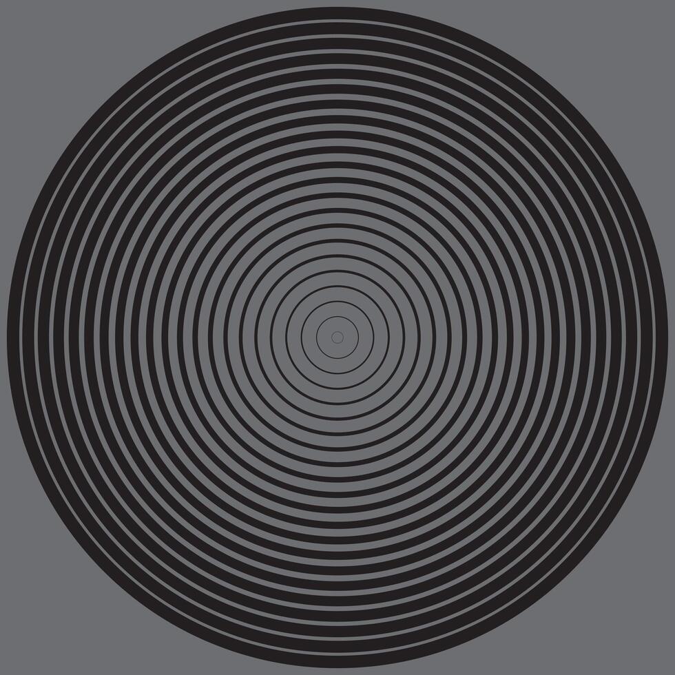 simples abstrato Preto cor círculo mistura meio-tom padronizar em cinzento fundo vetor