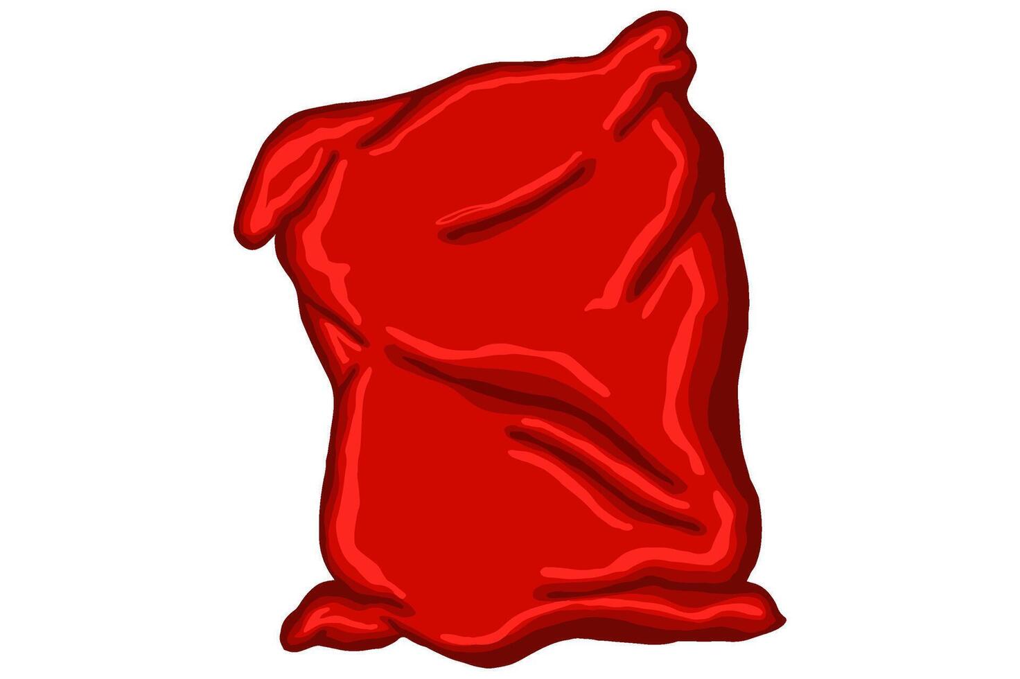 uma vermelho travesseiro vetor