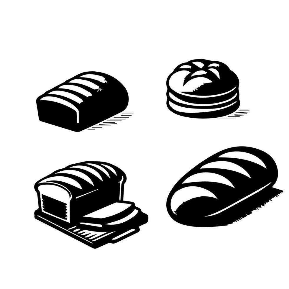 pão ícone ilustração isolado vetor placa símbolo