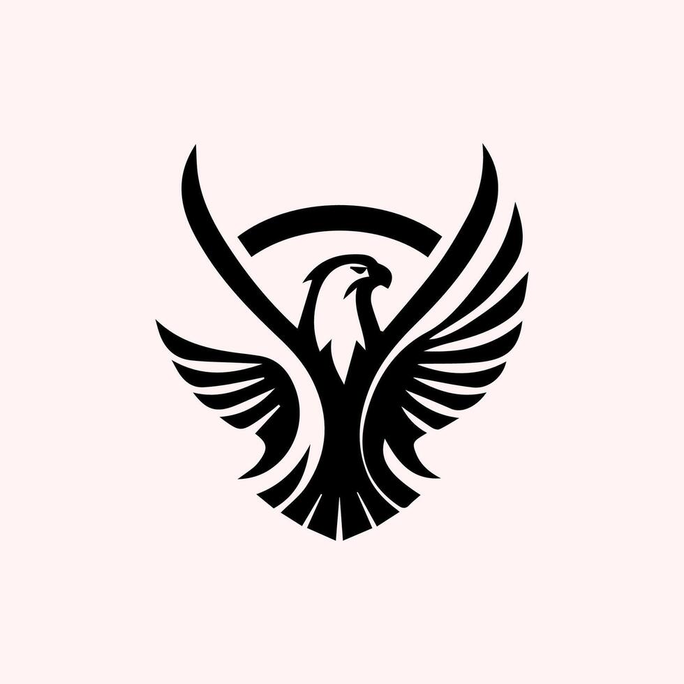 Águia logotipo vetor animal Projeto