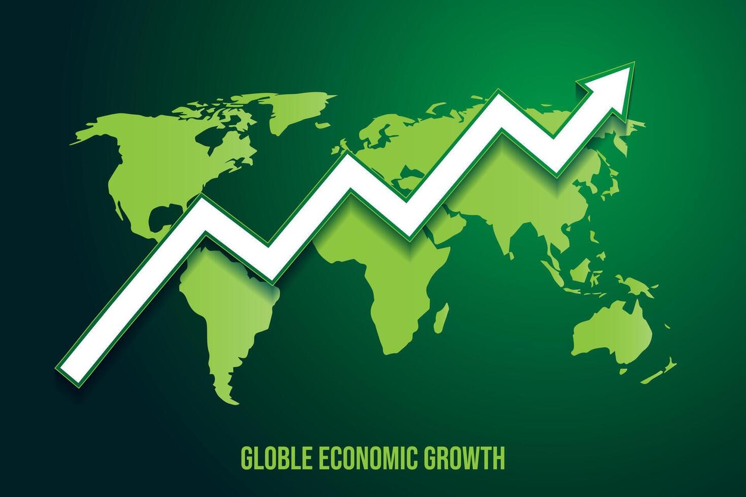 mundo economia estoque mercado financeiro crescimento vetor