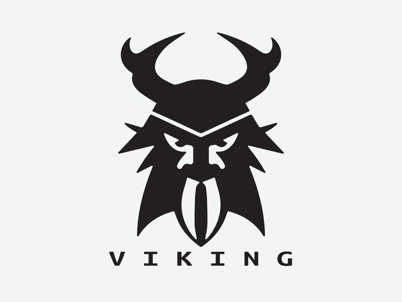 viking logotipo Projeto ícone símbolo vetor ilustração. humano viking logotipo Projeto modelo.