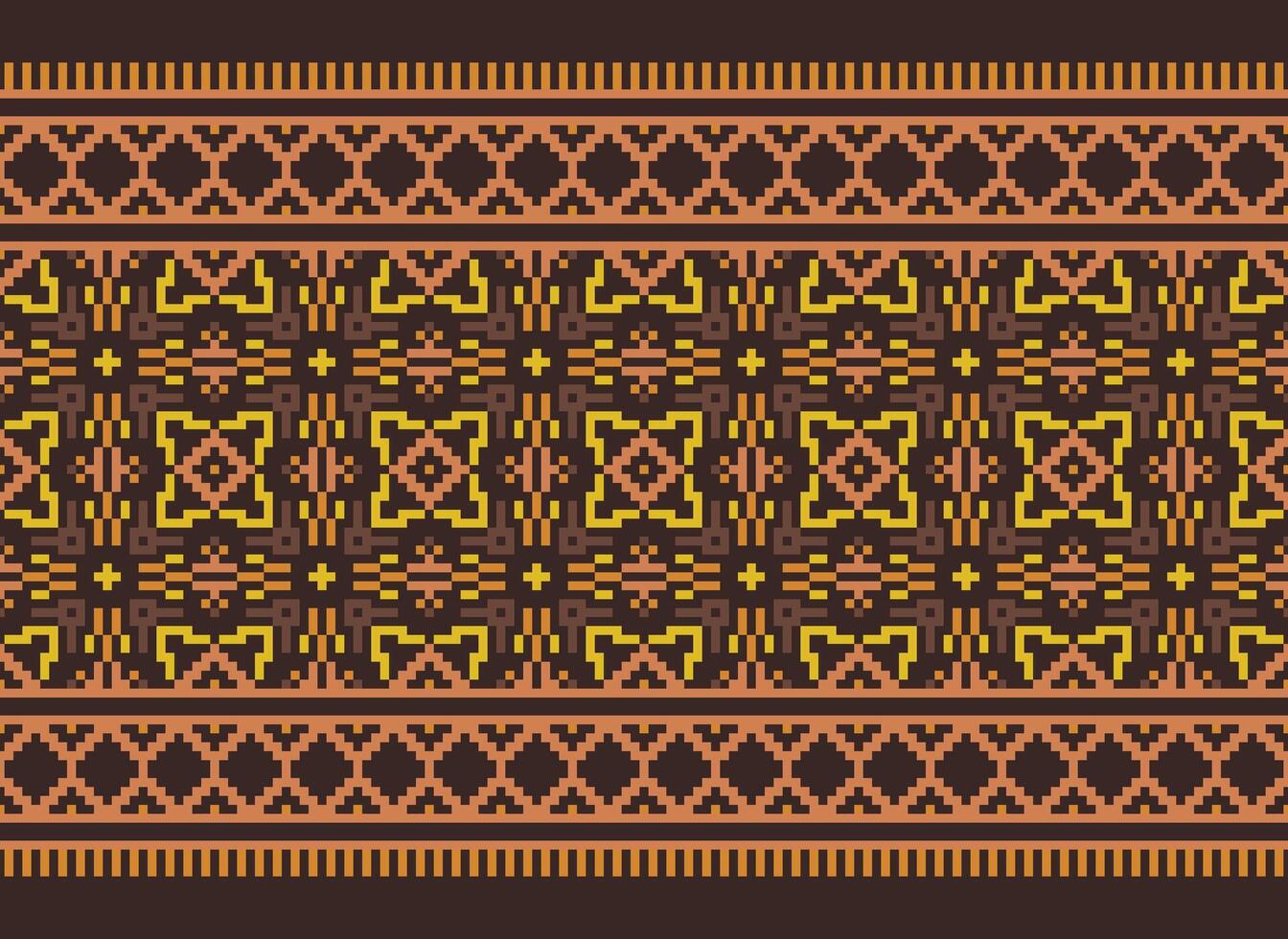 Cruz ponto tradicional étnico padronizar paisley flor ikat fundo abstrato asteca africano indonésio indiano desatado padronizar para tecido impressão pano vestir tapete cortinas e sarongue vetor