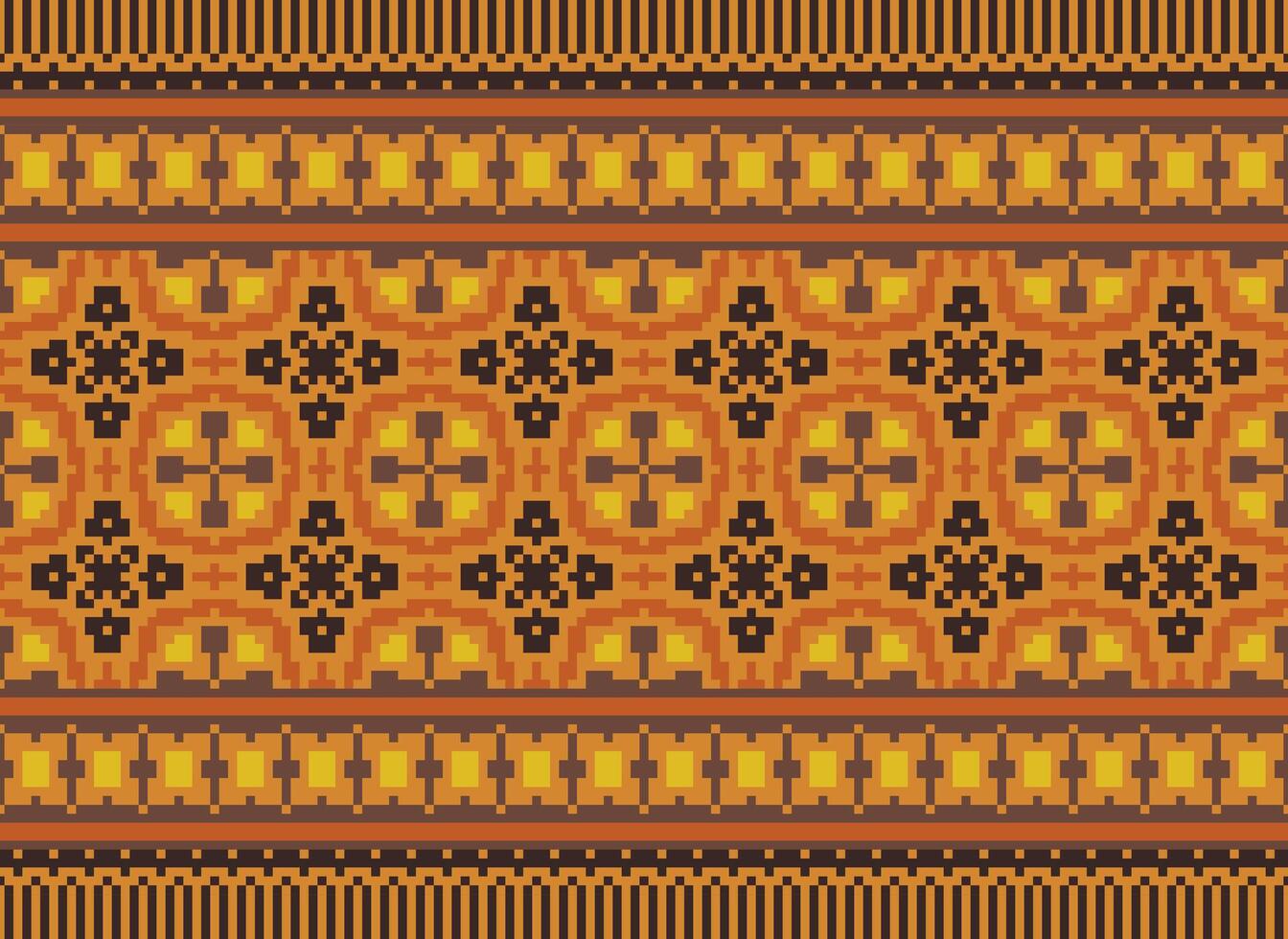 Cruz ponto tradicional étnico padronizar paisley flor ikat fundo abstrato asteca africano indonésio indiano desatado padronizar para tecido impressão pano vestir tapete cortinas e sarongue vetor