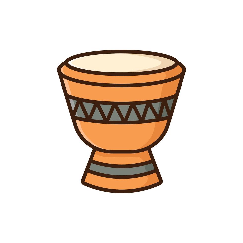 bongo tambor ícone vetor Projeto modelo dentro branco fundo