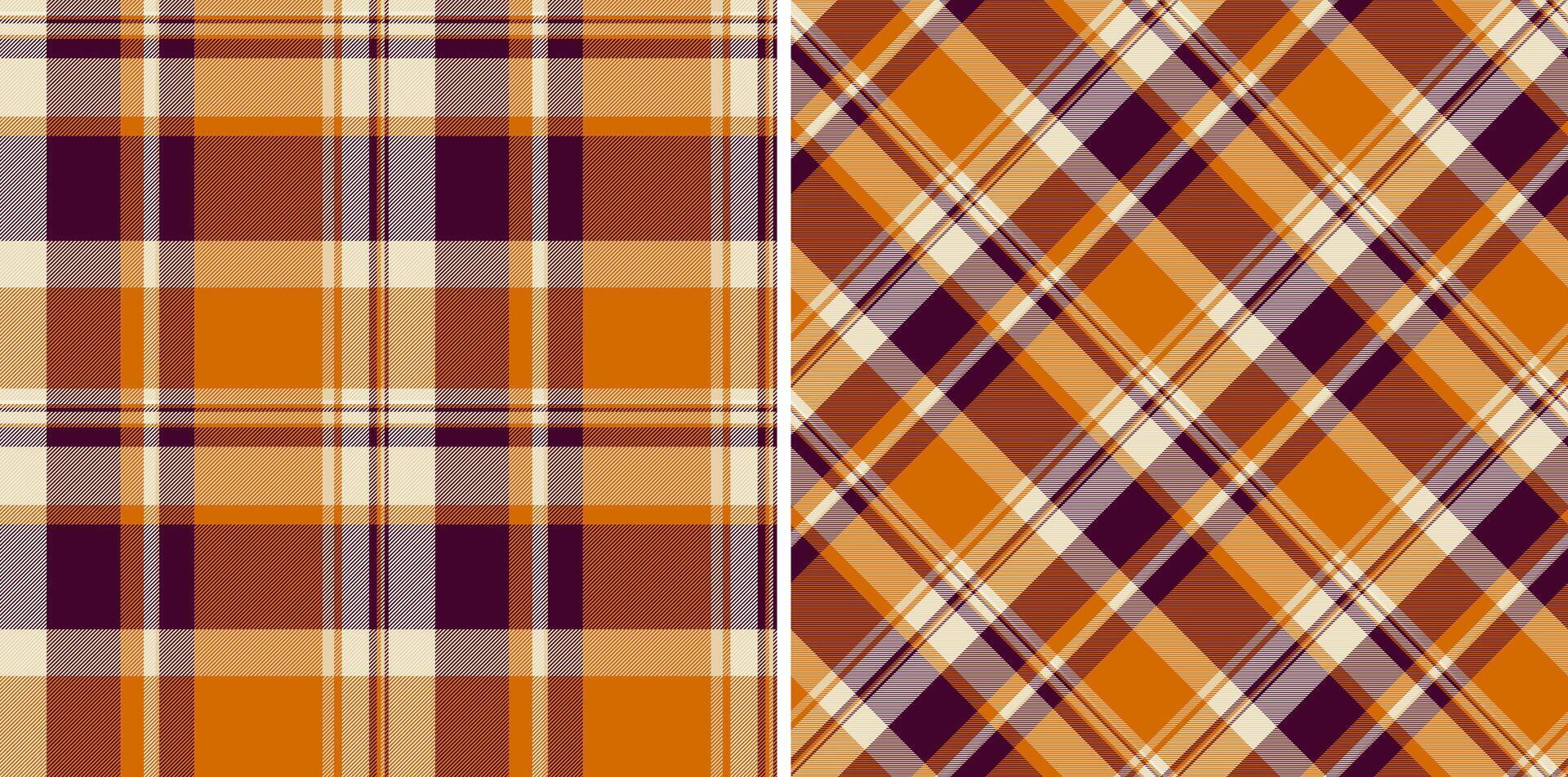 Verifica desatado tecido do vetor tartan têxtil com uma fundo textura padronizar xadrez.