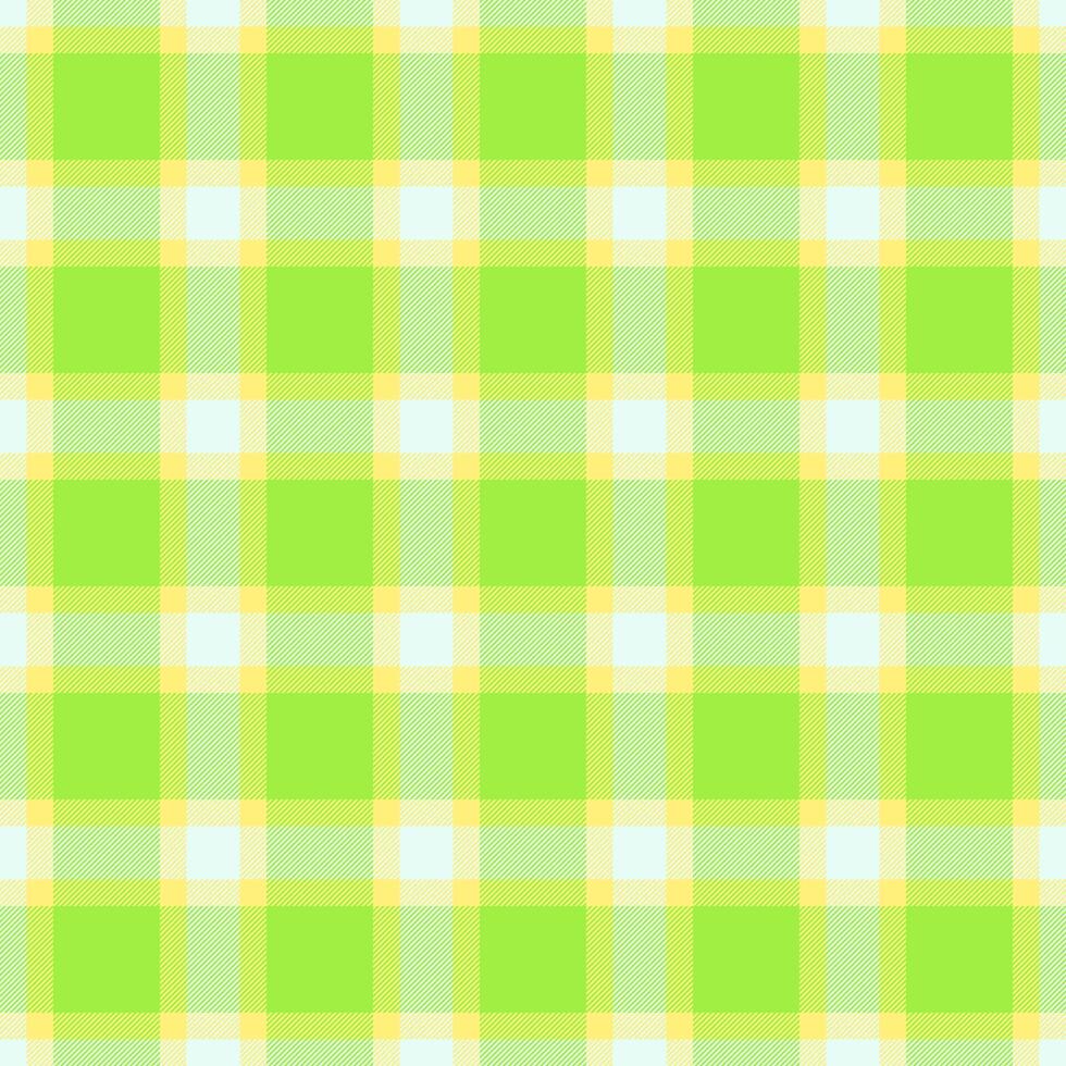 Jaqueta Verifica tartan xadrez, cor padronizar fundo têxtil. tecido vetor desatado textura tecido dentro verde e amarelo cores.