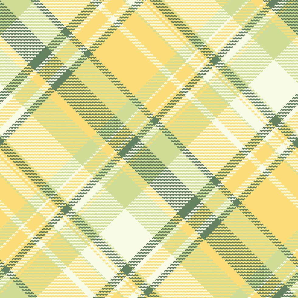 travesseiro tartan padronizar xadrez, primário vetor têxtil textura. golfe tecido desatado Verifica fundo dentro amarelo e velho renda cores.