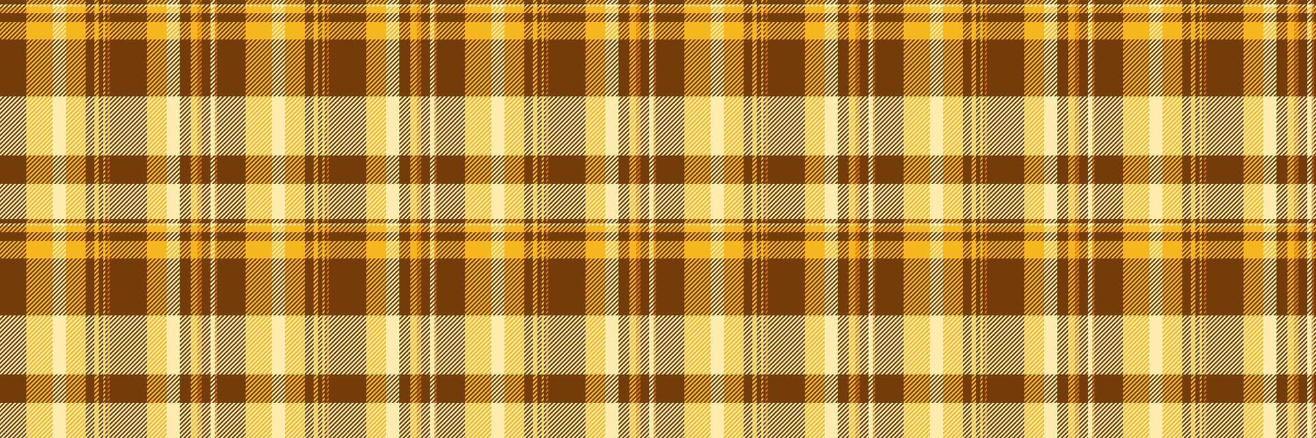 fazer compras padronizar xadrez tecido, propaganda Verifica fundo textura. hispânico vetor tartan têxtil desatado dentro laranja e amarelo cores.