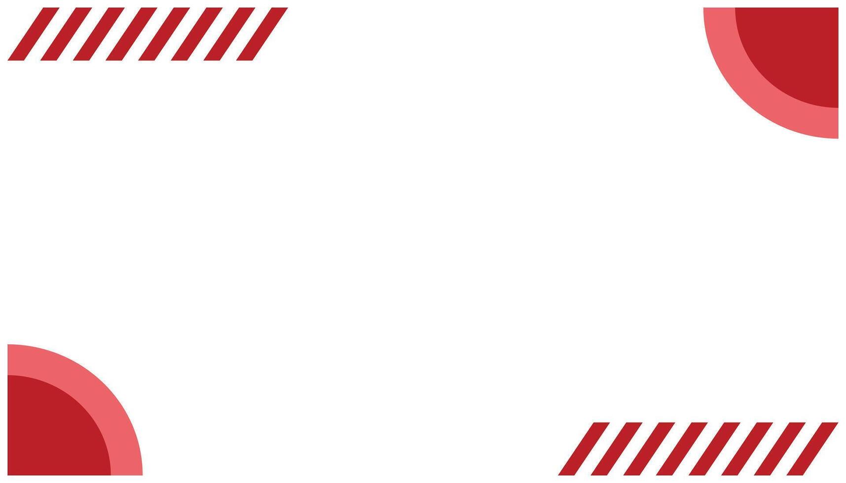 ilustração do uma vermelho Cuidado placa com cópia de espaço em uma branco fundo. abstrato geométrico fundo para seu Projeto vetor