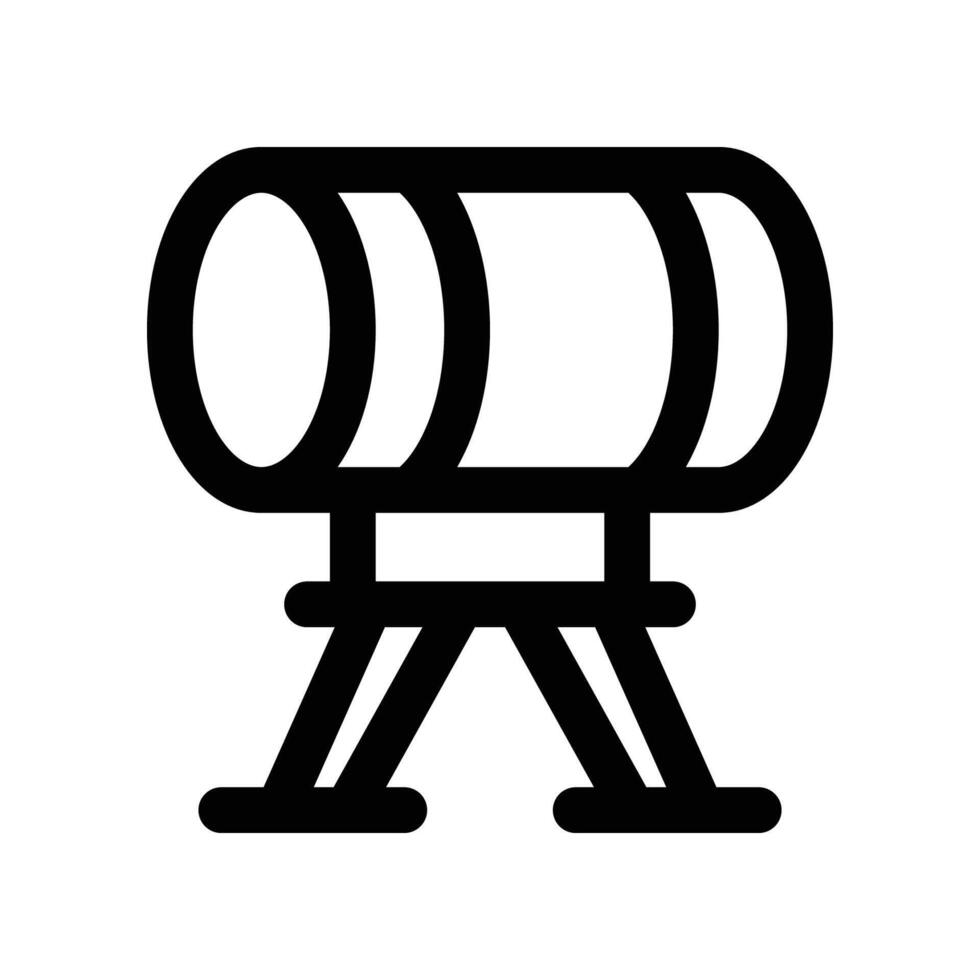 Ramadhan tambor ícone. vetor linha ícone para seu local na rede Internet, móvel, apresentação, e logotipo Projeto.