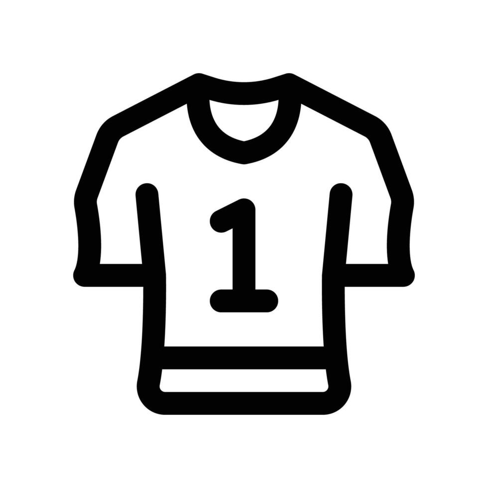 esporte camisa ícone. vetor linha ícone para seu local na rede Internet, móvel, apresentação, e logotipo Projeto.