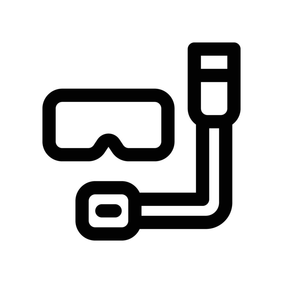 mergulho mascarar ícone. vetor linha ícone para seu local na rede Internet, móvel, apresentação, e logotipo Projeto.