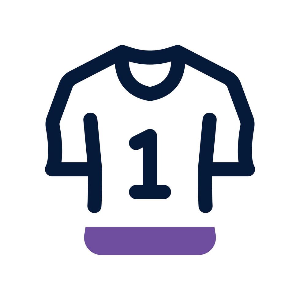 esporte camisa ícone. vetor dual tom ícone para seu local na rede Internet, móvel, apresentação, e logotipo Projeto.