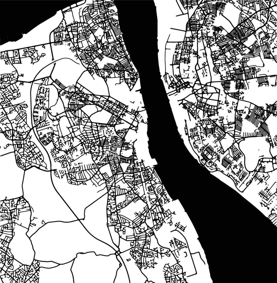 silhueta mapa do Birkenhead Unidos reino. vetor