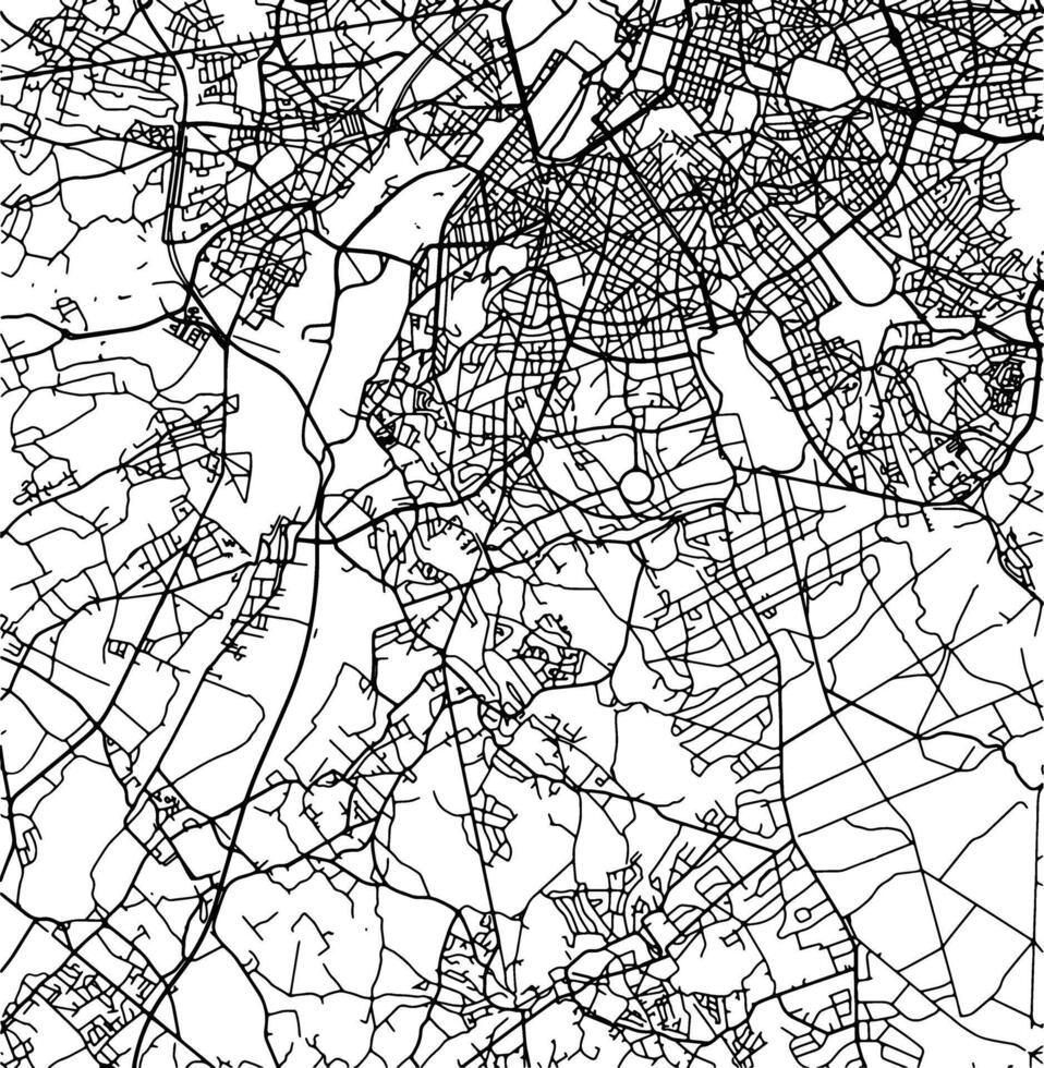 silhueta mapa do cara Bélgica. vetor