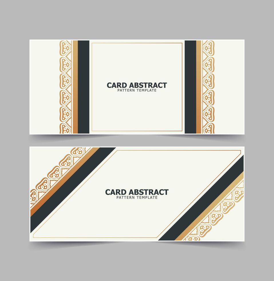luxo branco enfeite padronizar estilo cartão Projeto vetor