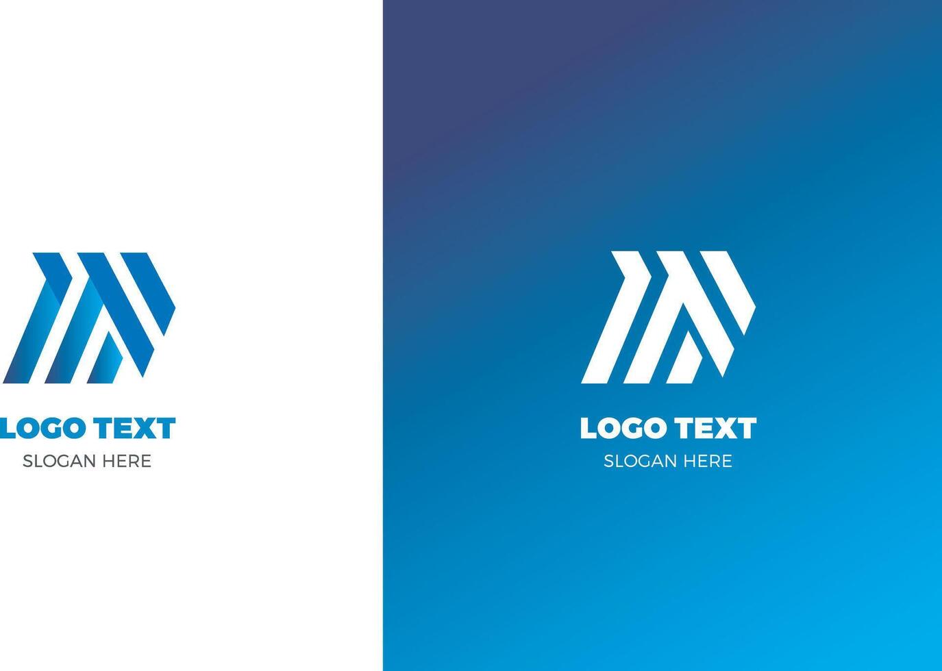 mínimo o negócio logotipo modelo vetor