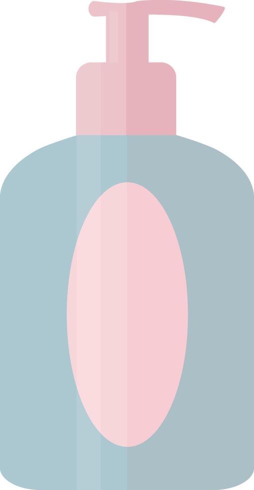 abstrato Cosmético recipiente ícone. Cosmético garrafa para corpo loção, limpeza gel, espuma ou líquido sabão. vetor ilustração