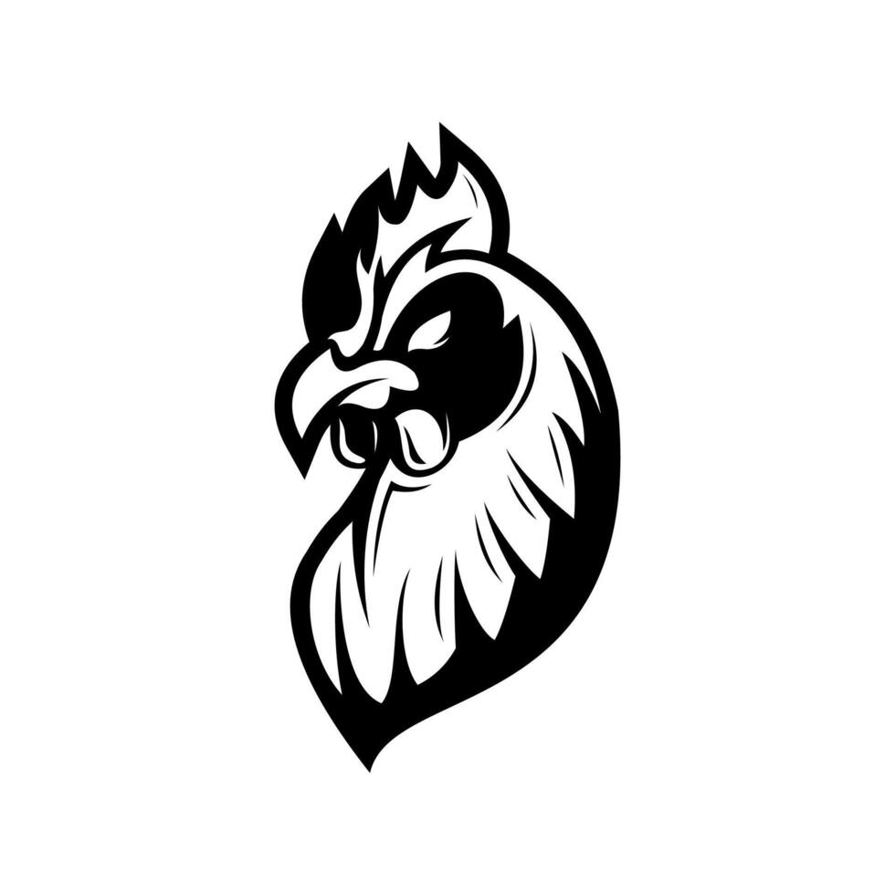 design de vetor de logotipo de frango