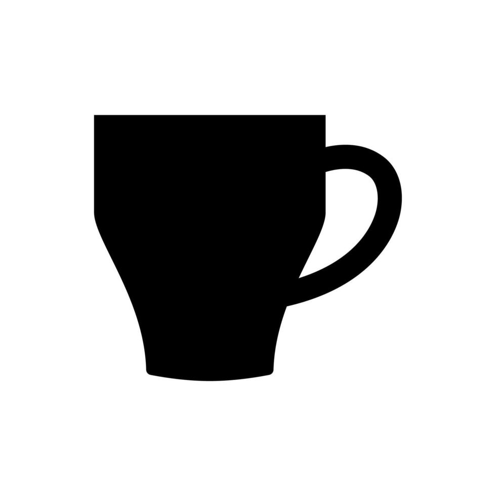 café copo ícone vetor. chá copo ilustração placa. mocha símbolo ou logotipo. vetor