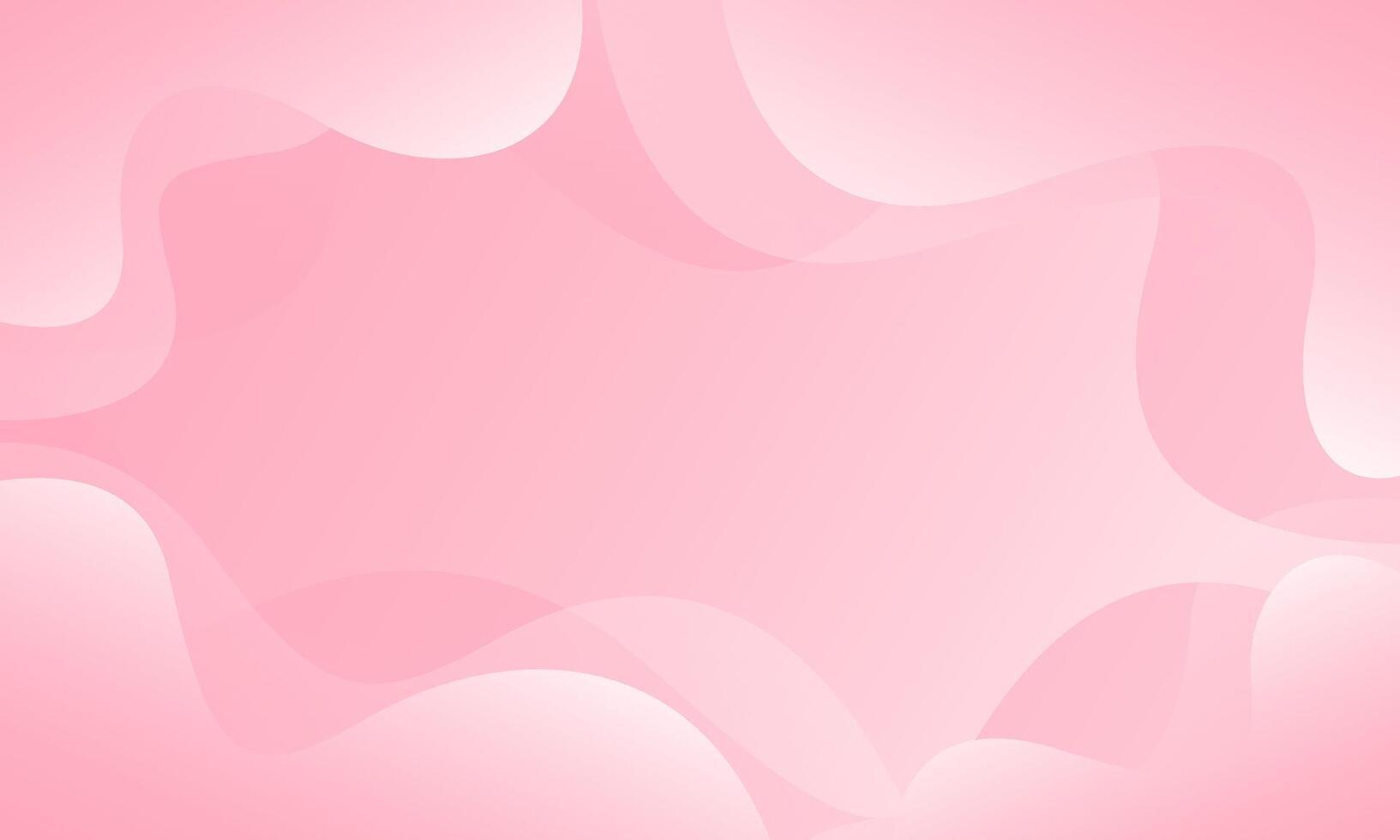 brilhante Rosa abstrato curva fundo, Rosa beleza dinâmico papel de parede com onda formas. modelo bandeira fundo para beleza produtos, vendas, Publicidades, Páginas, eventos, rede, e outras vetor
