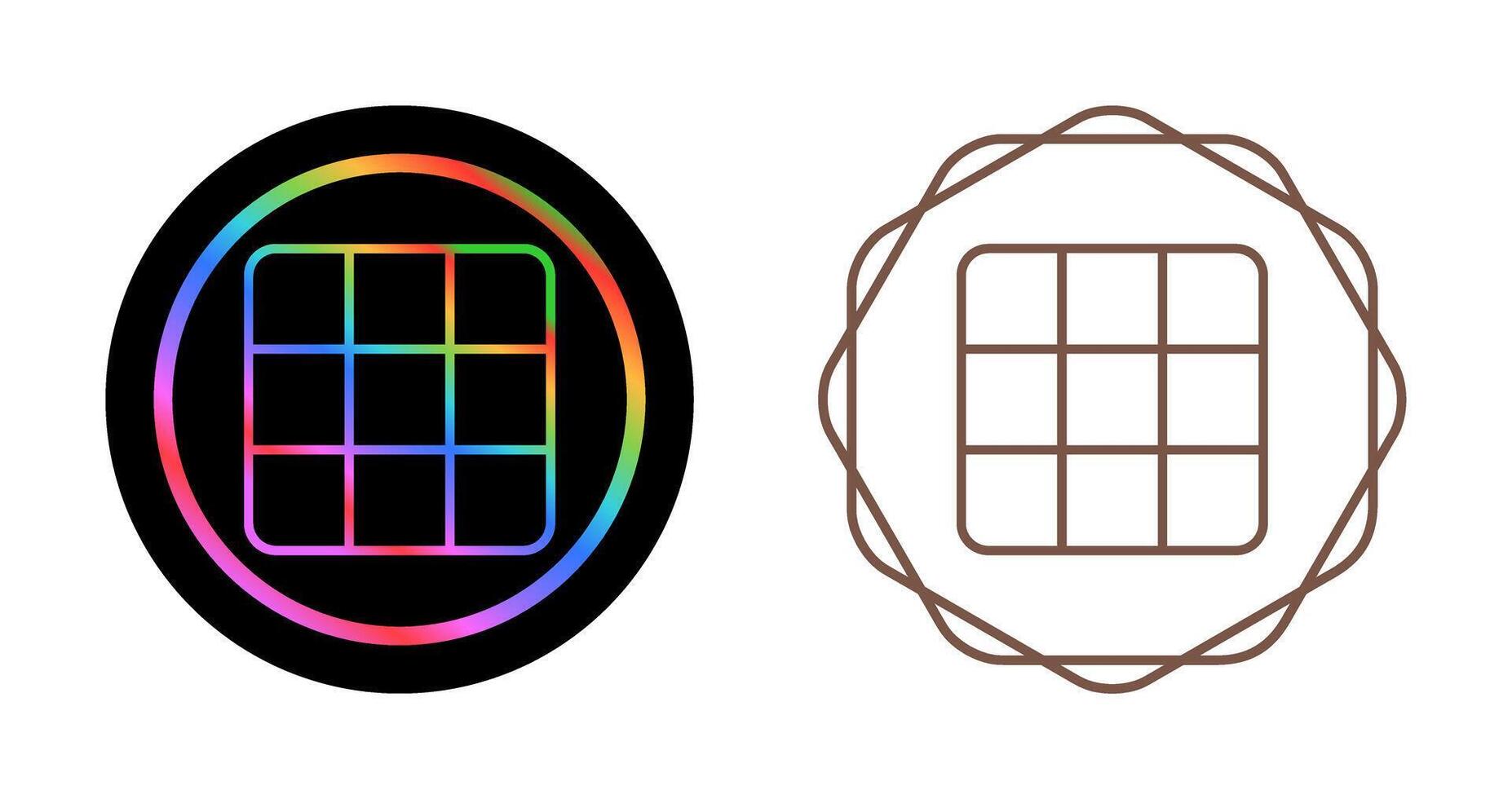 rubik's cubo vetor ícone
