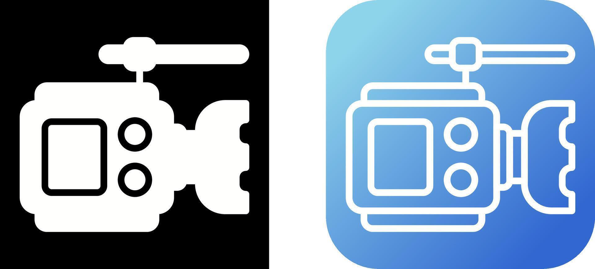 ícone de vetor de câmera de vídeo