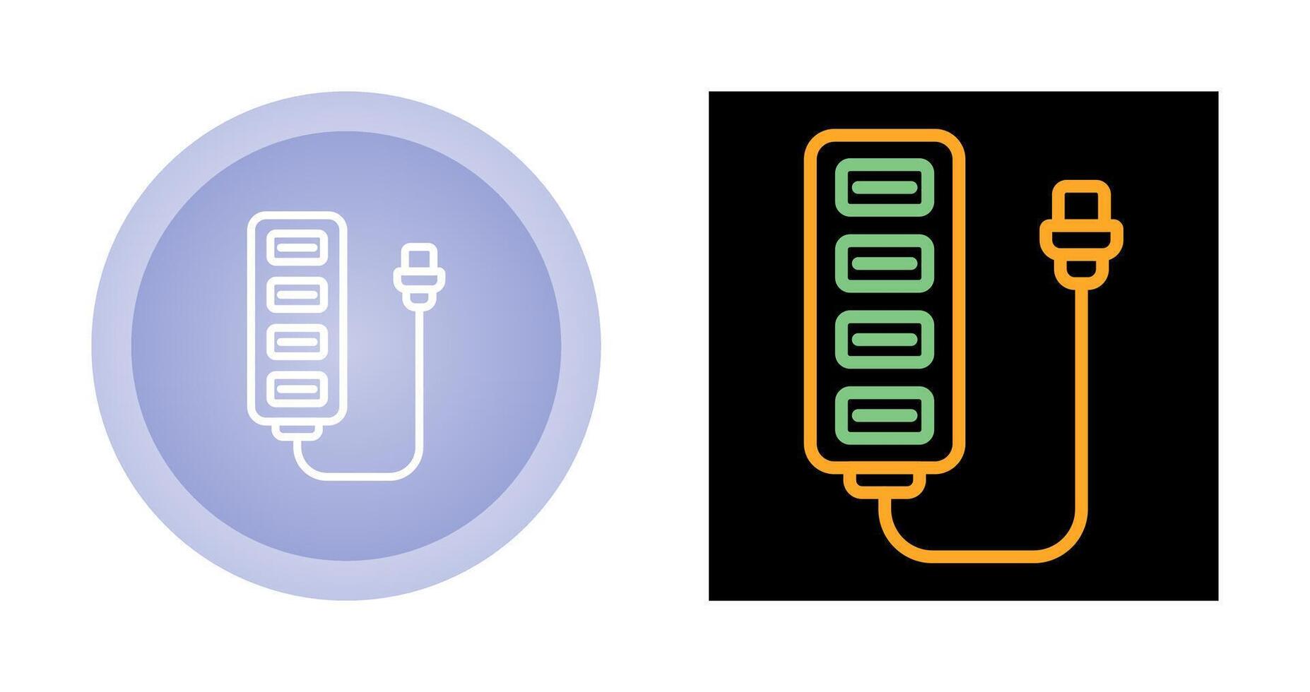 USB cubo vetor ícone