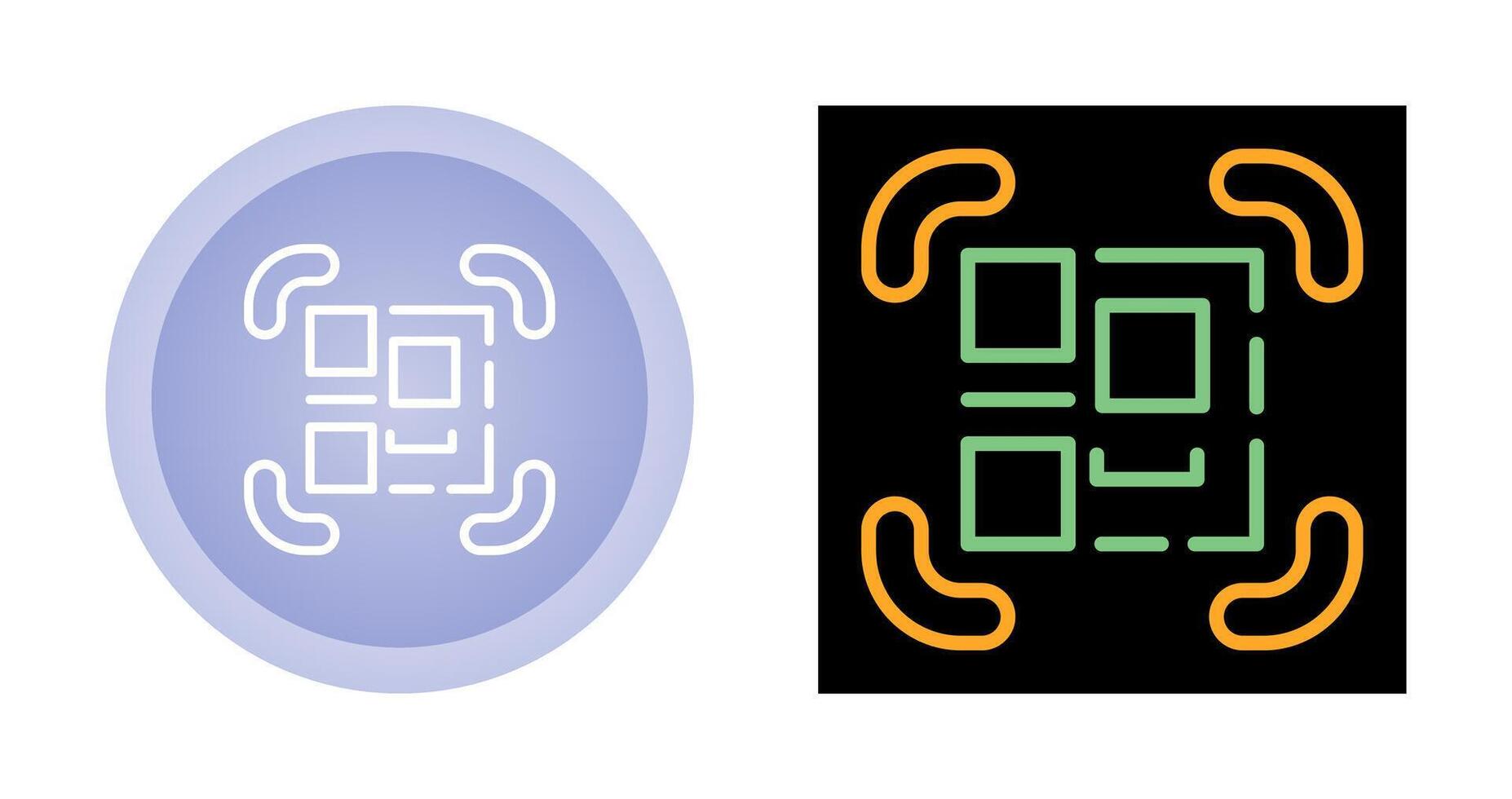 qr código scanner vetor ícone