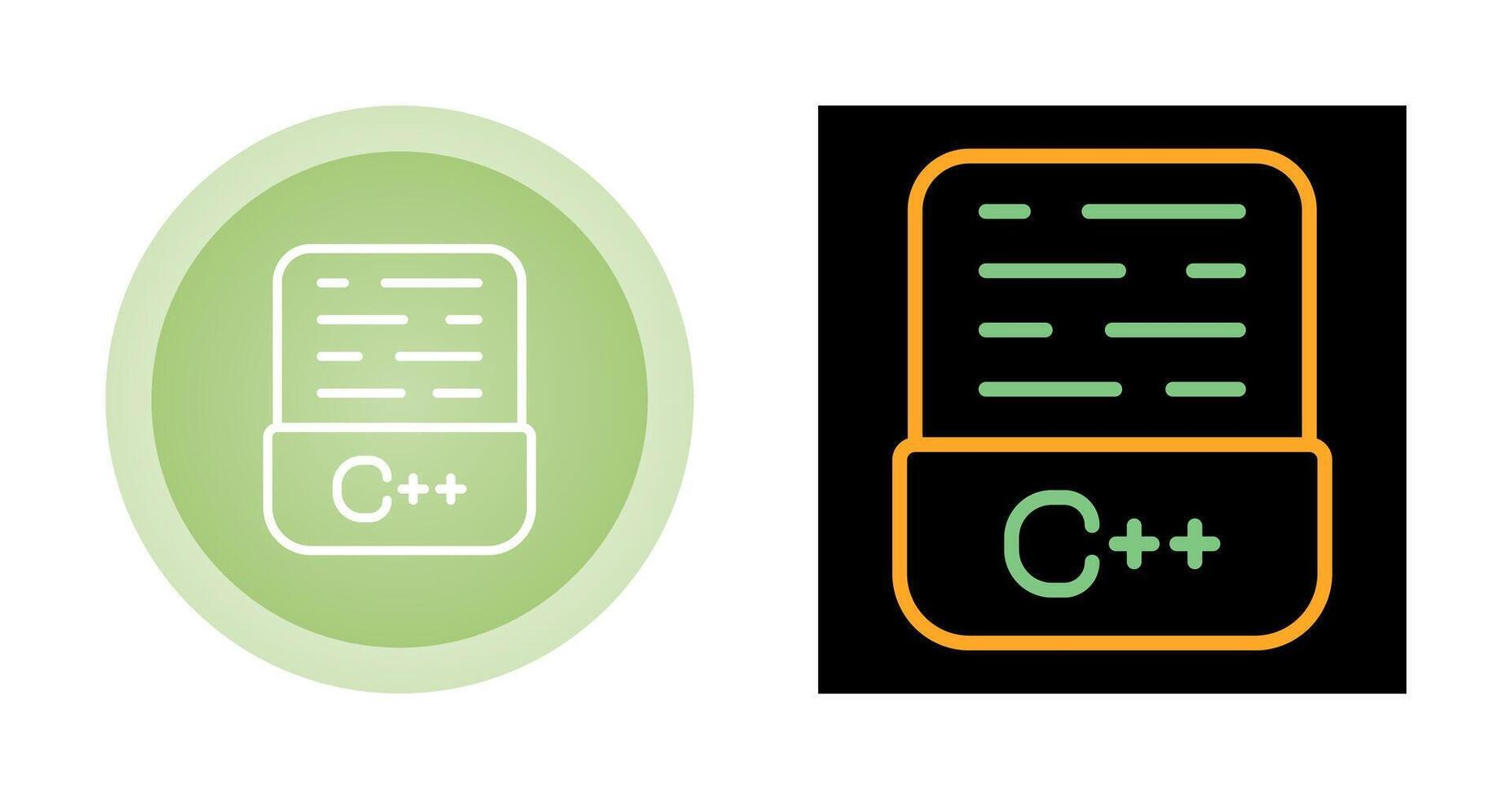 ícone de vetor de linguagem de programação