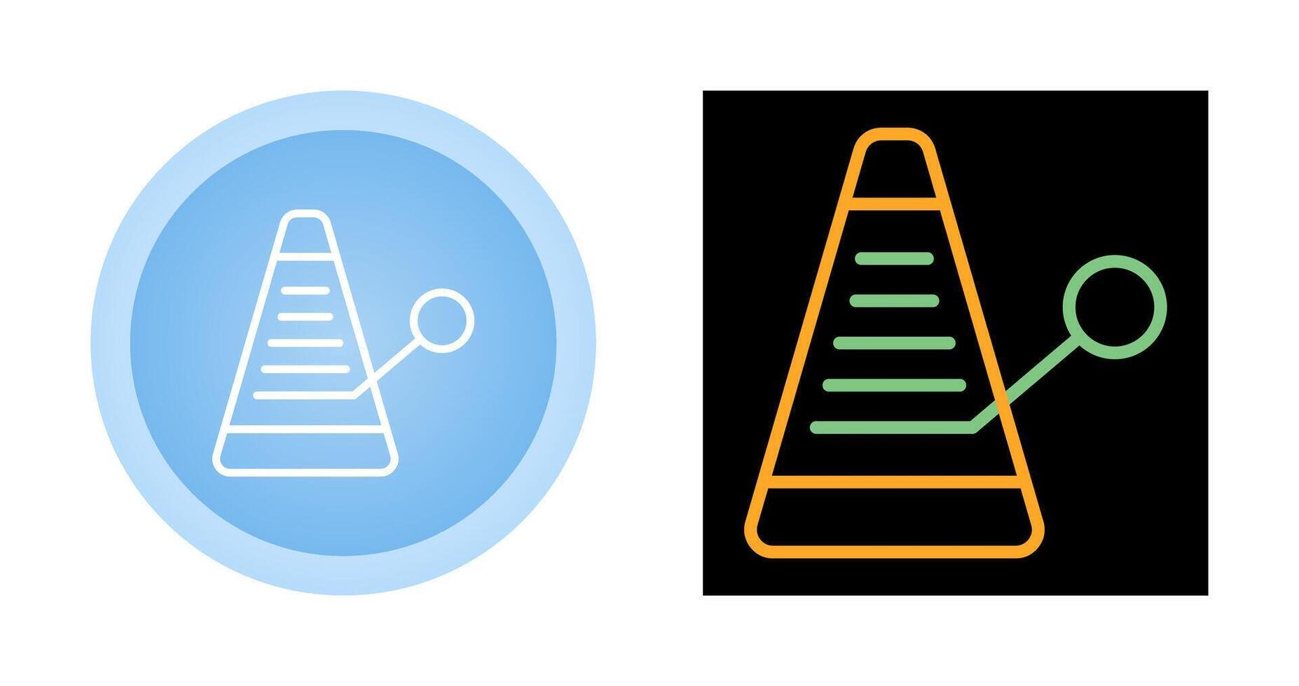 ícone de vetor de metrônomo