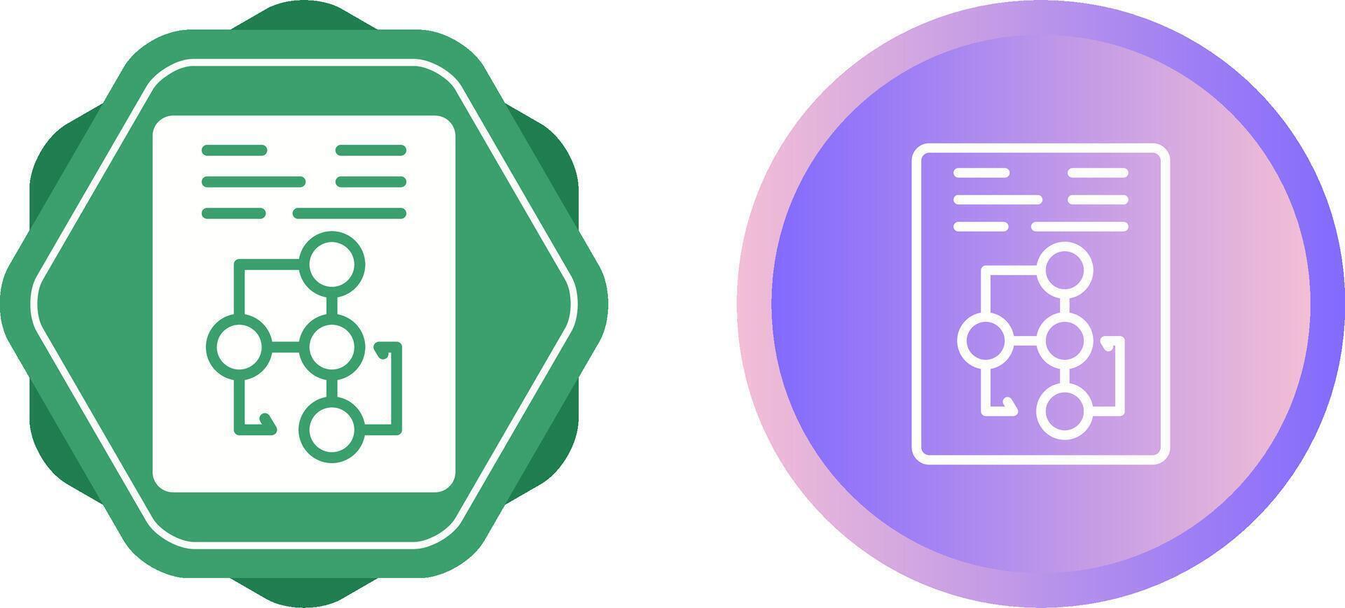 documento fluxo de trabalho vetor ícone