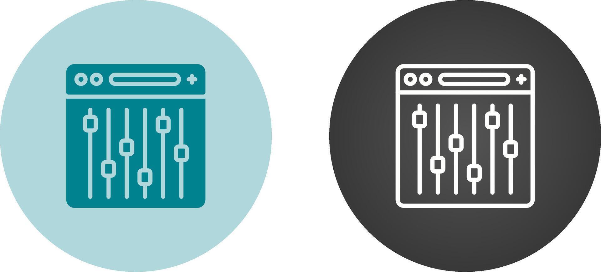 ícone de vetor de configurações