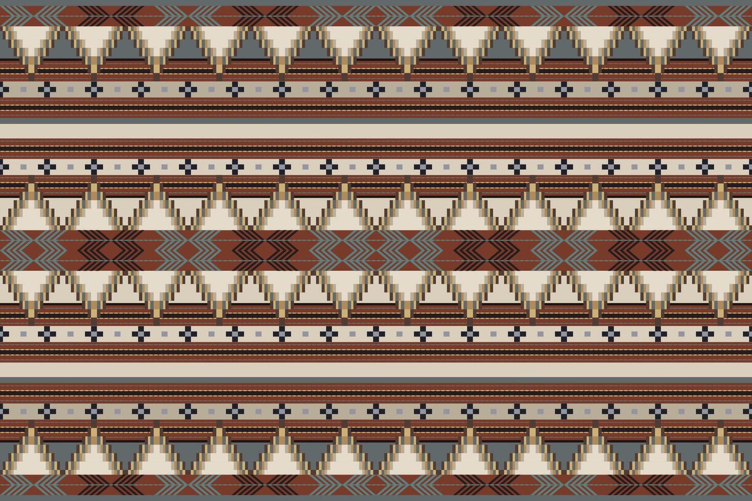 navajo tribal vetor desatado padronizar. nativo americano ornamento. étnico sul ocidental decoração estilo. boho geométrico ornamento. vetor desatado padronizar. mexicano cobertor, tapete. tecido tapete ilustração.