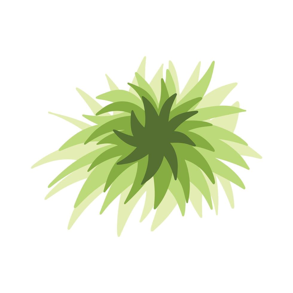 verde Relva folhas. natureza decoração vetor