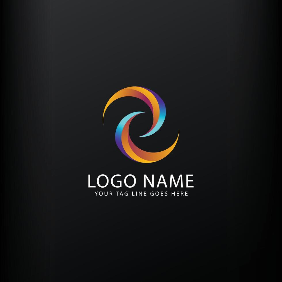 uma colorida redemoinho logotipo Projeto criativo isolado profissional companhia ou produtos logotipo ícone vetor