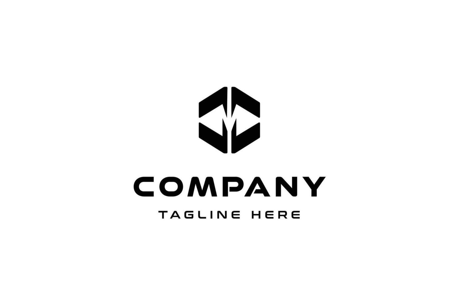 carta m moderno companhia logotipo vetor