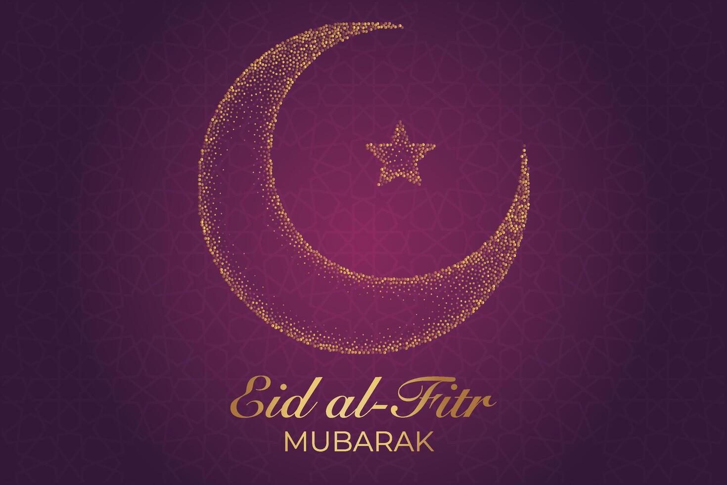 Ramadã, eid al-fitr, islâmico Novo ano fundo cumprimento cartão vetor