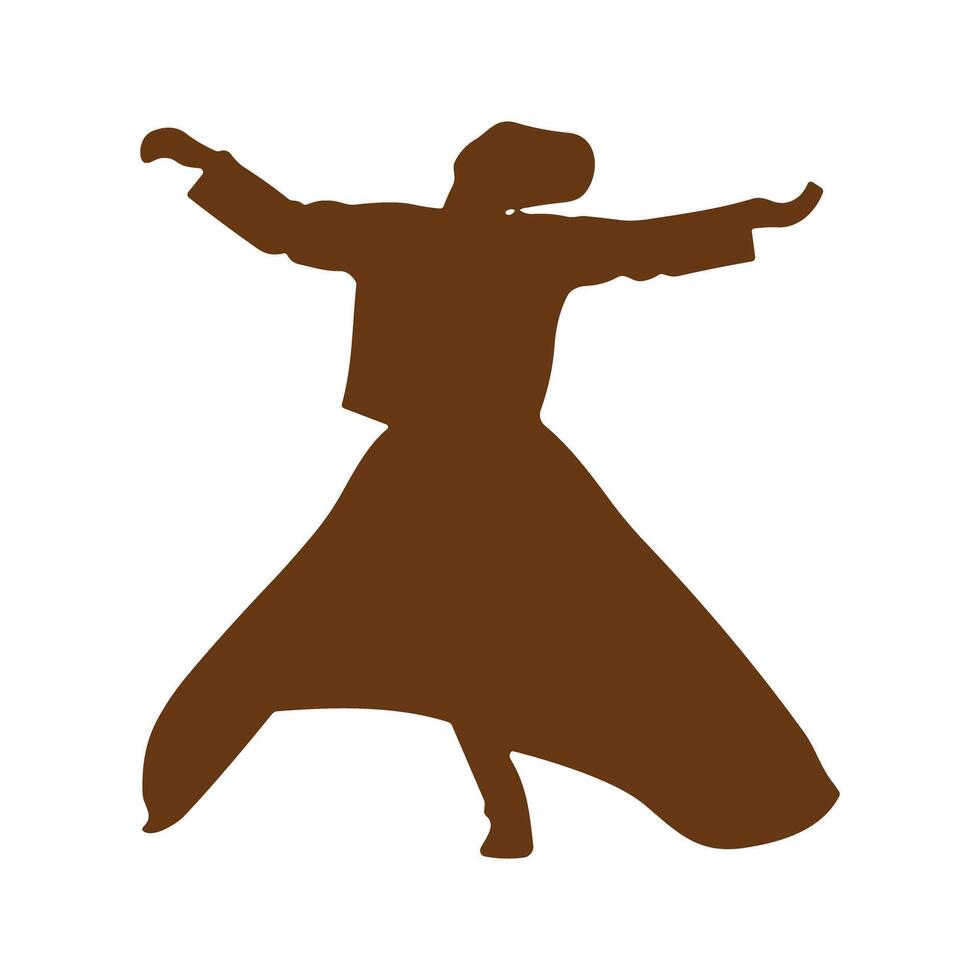 sufi dança vetor