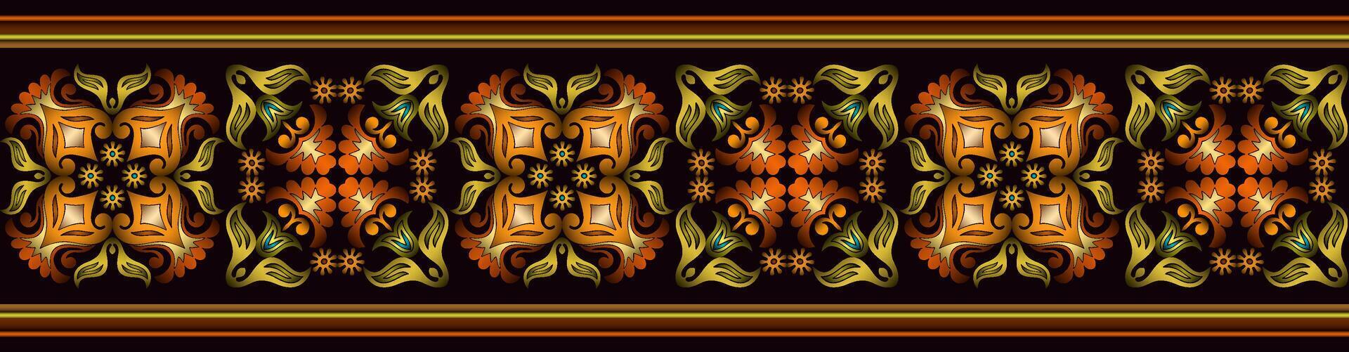 vetor abstrato decorativo étnico ornamental ilustração. colorida listra fundo