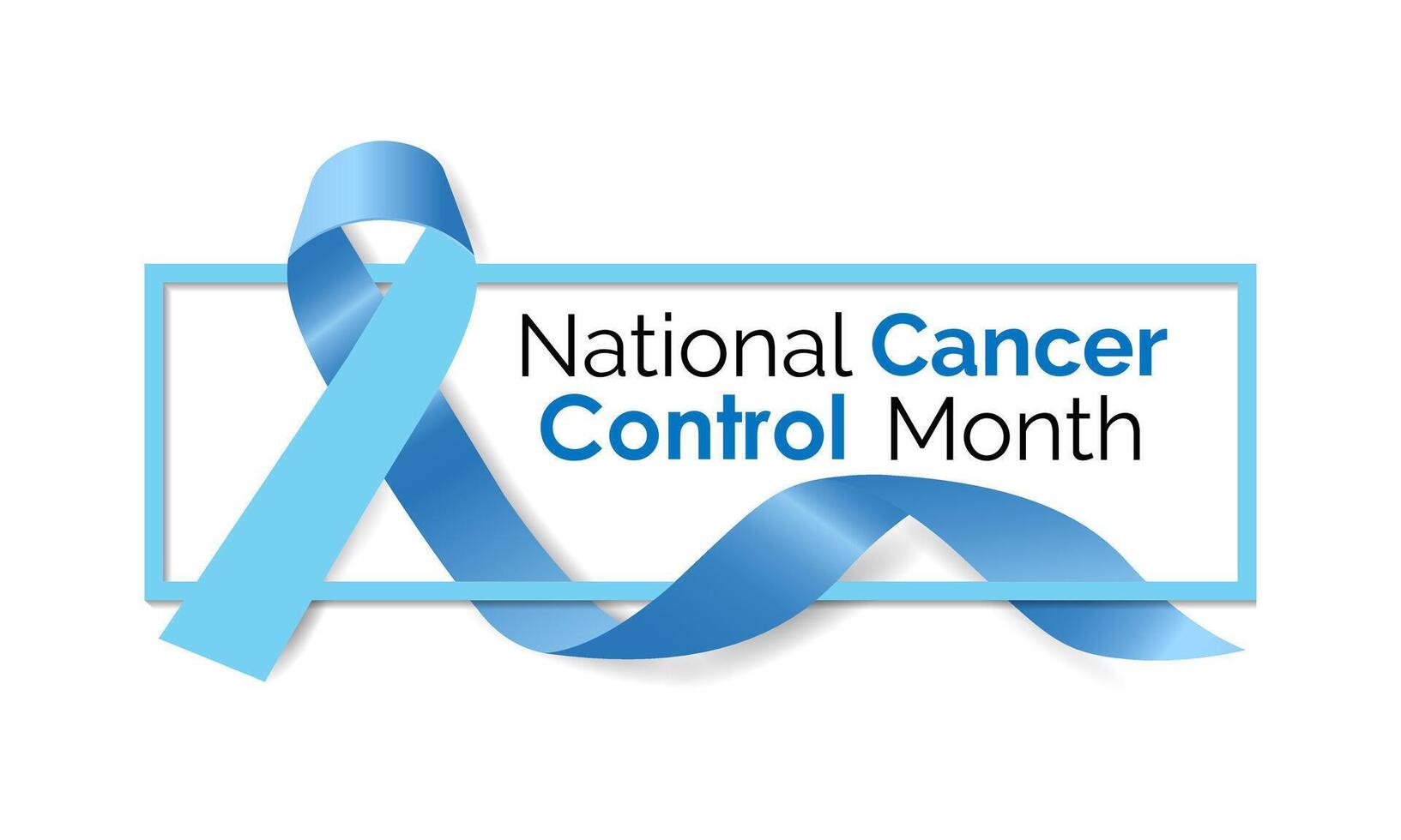 nacional Câncer ao controle mês observado dentro abril cada ano. vetor ilustração . bandeira poster, folheto e fundo Projeto.