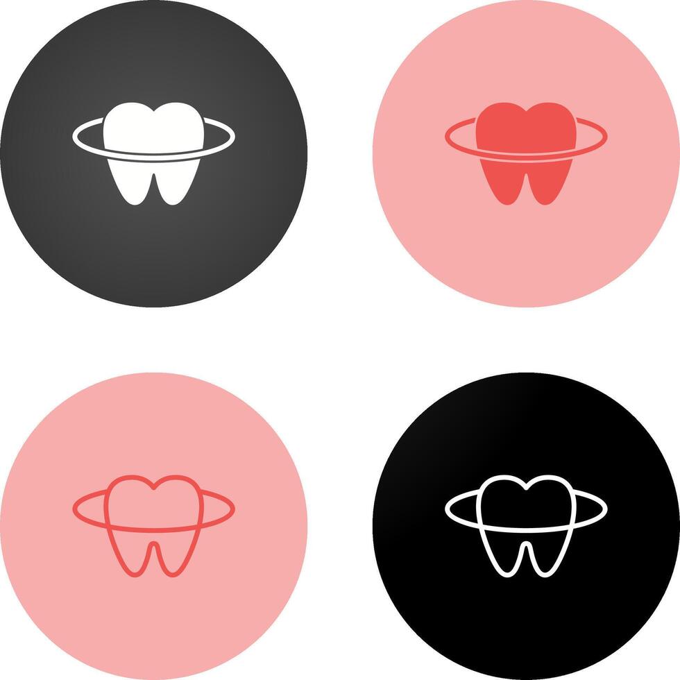 ícone de vetor de dentes