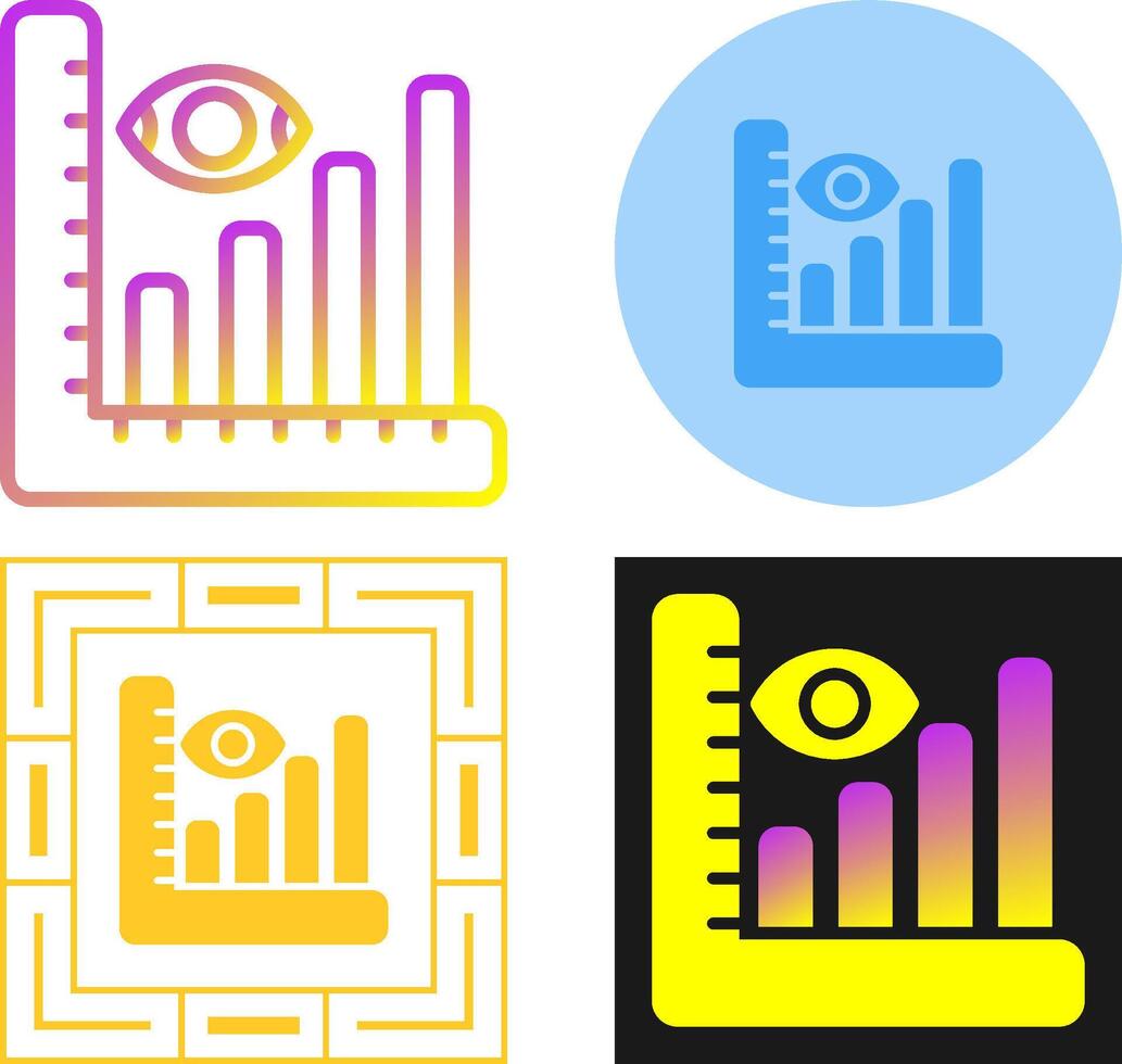 descritivo analytics vetor ícone