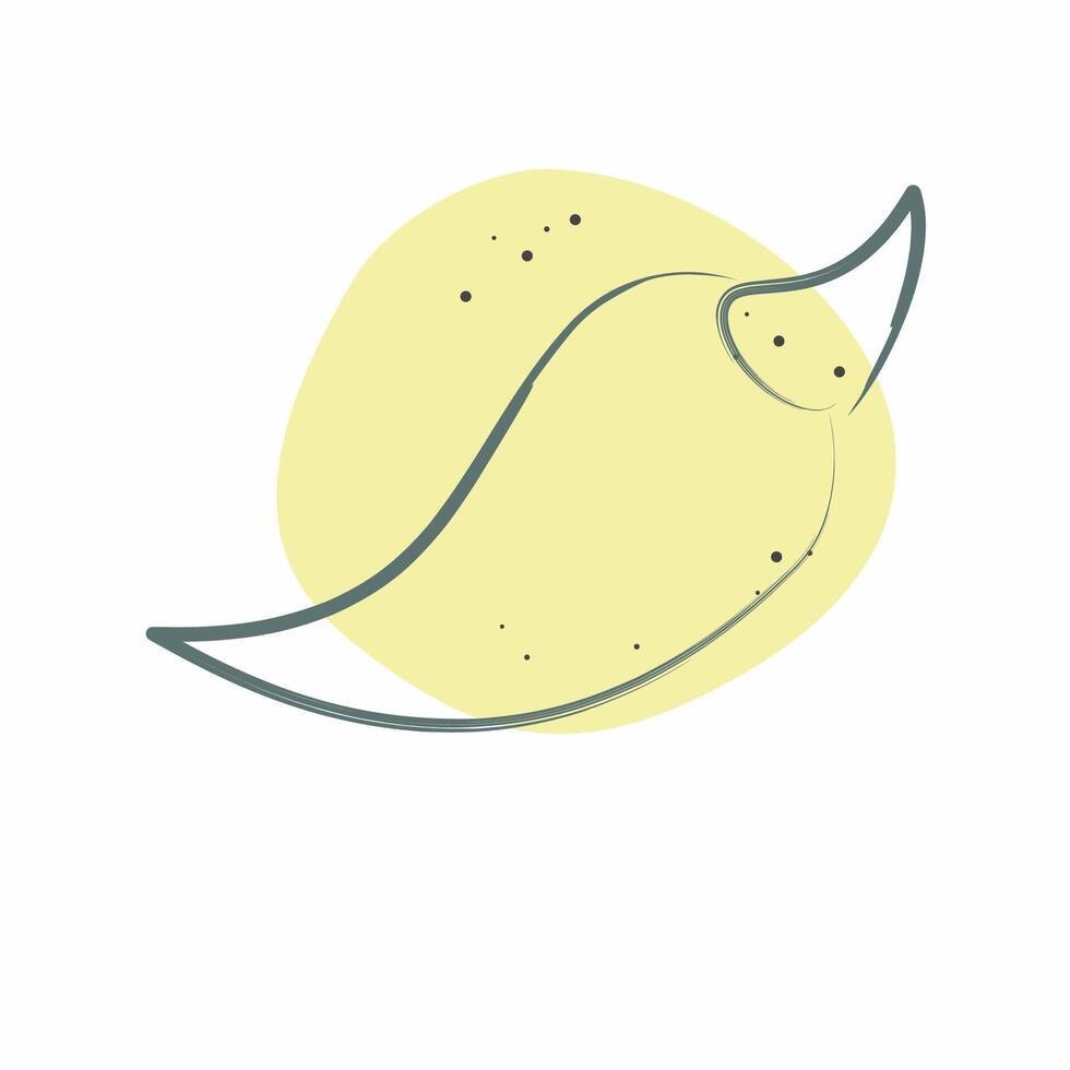 ícone quente Pimenta. relacionado para especiaria símbolo. cor local estilo. simples Projeto editável. simples ilustração vetor