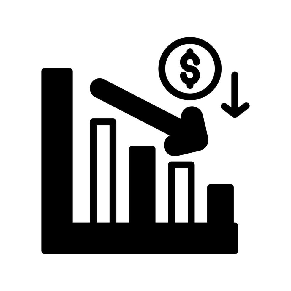 dinheiro perder ícone dentro vetor. logótipo vetor