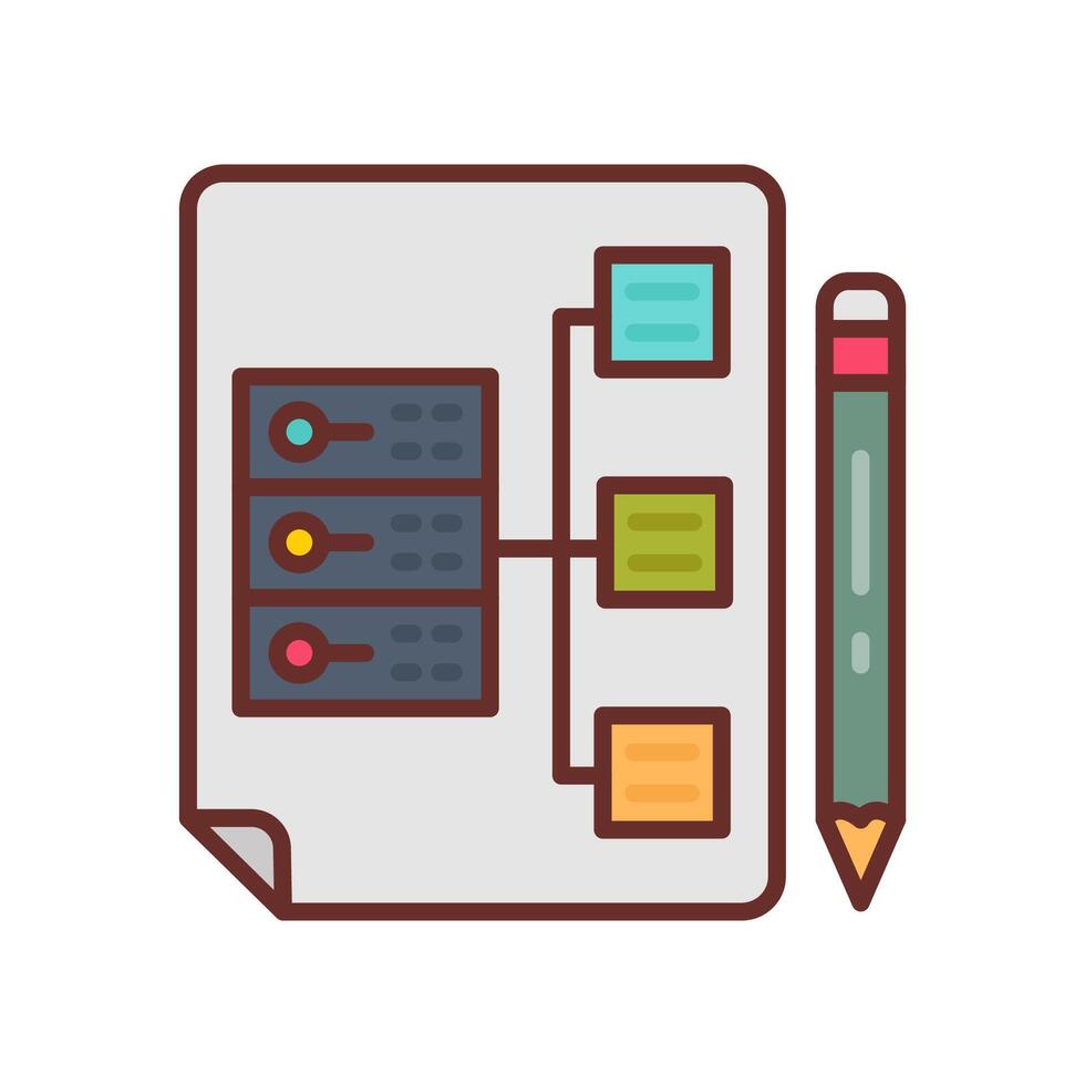 dados arquitetura ícone dentro vetor. logótipo vetor