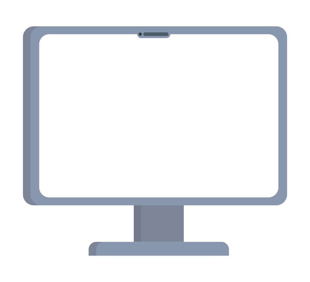 tela do computador desktop vetor