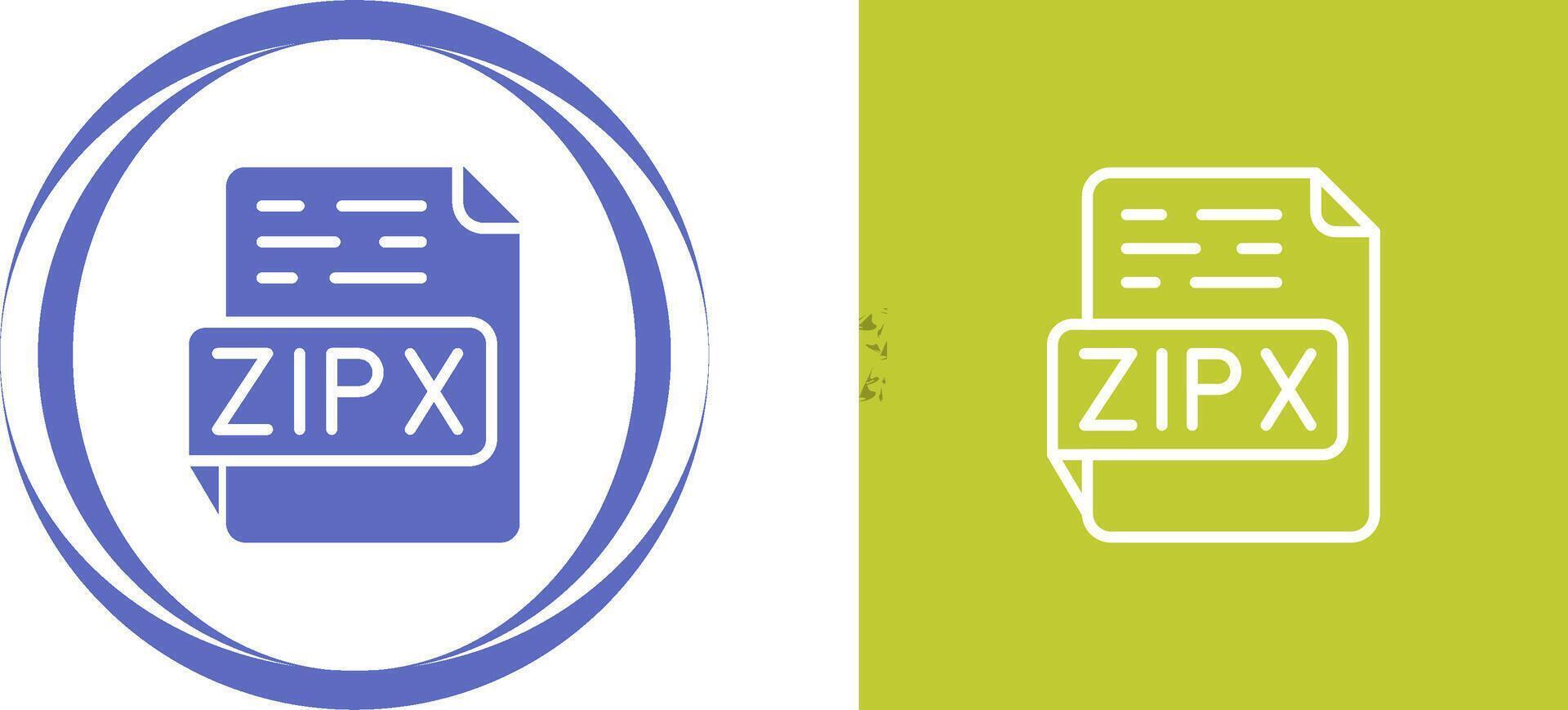 zipx vetor ícone