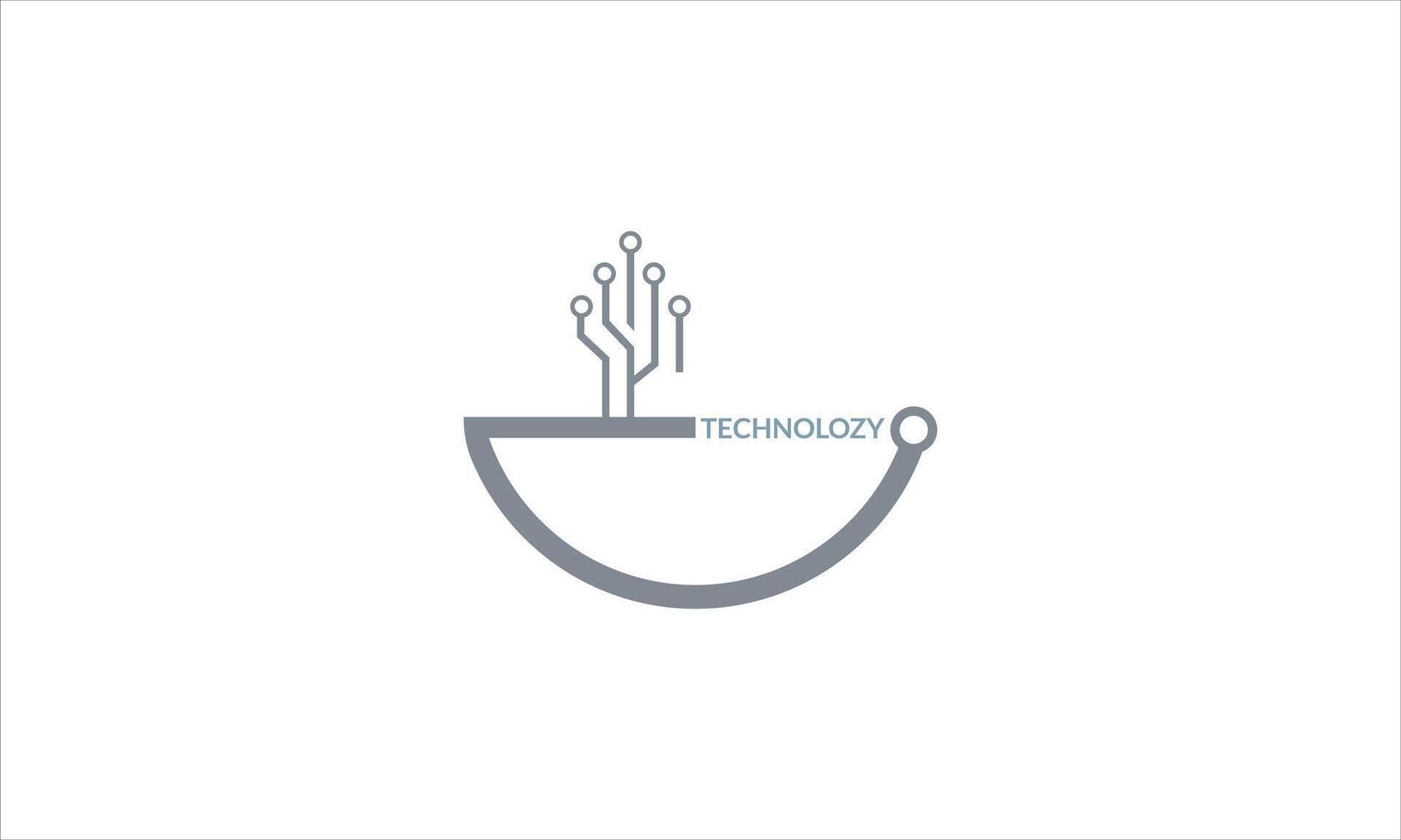 criativo tecnologia logotipo vetor